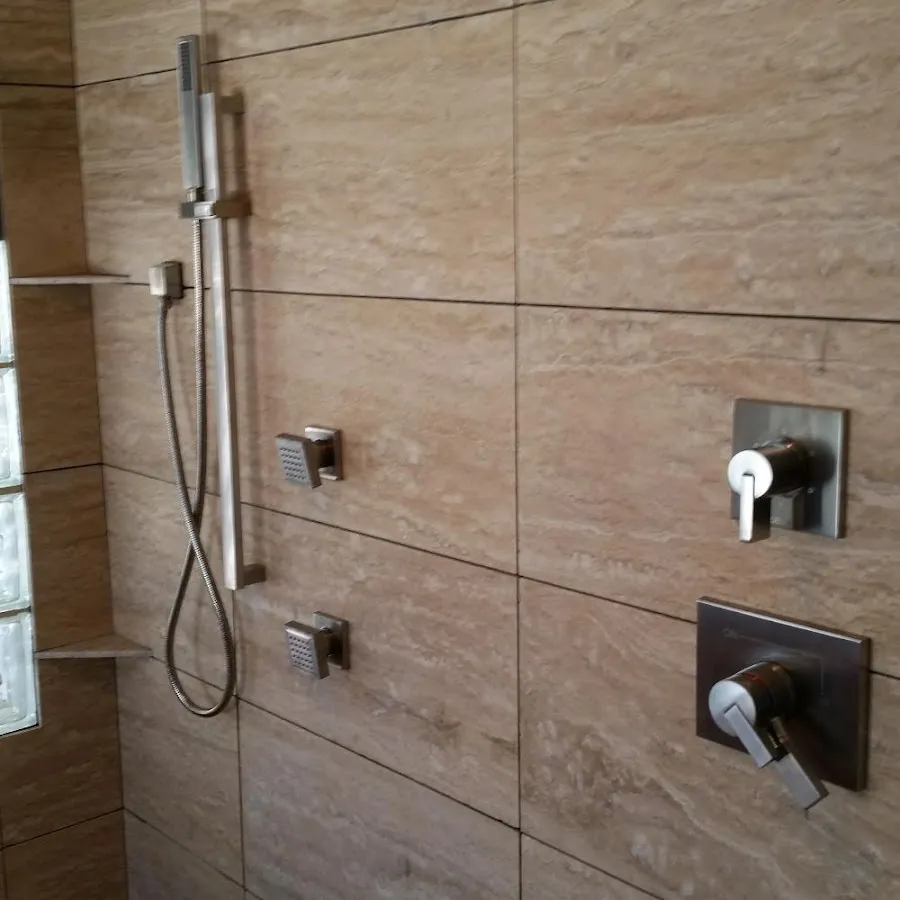 Shower fixture installation for Frozen Pipe Repair in Collinsville